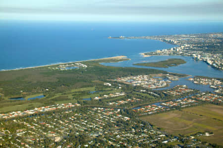 Aerial Image of PACIFIC PARADISE AND TWIN WATERS.