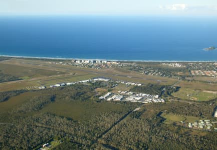 Aerial Image of SUNSHINE COAST AIRPORT.