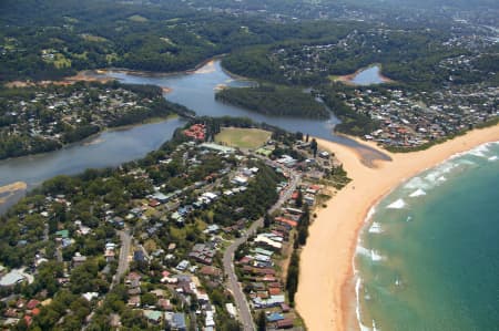 Aerial Image of AVOCA BEACH AND LAGOON