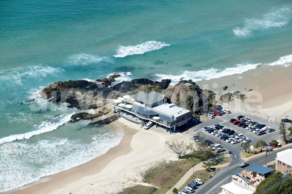 Aerial Image of Surf Life Saving Club Currumbin