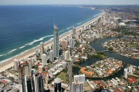 Aerial Image of PARADISE ISLAND SURFERS PARADISE.