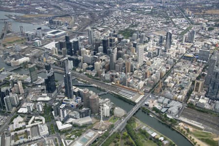 Aerial Image of MELBOURNE CBD