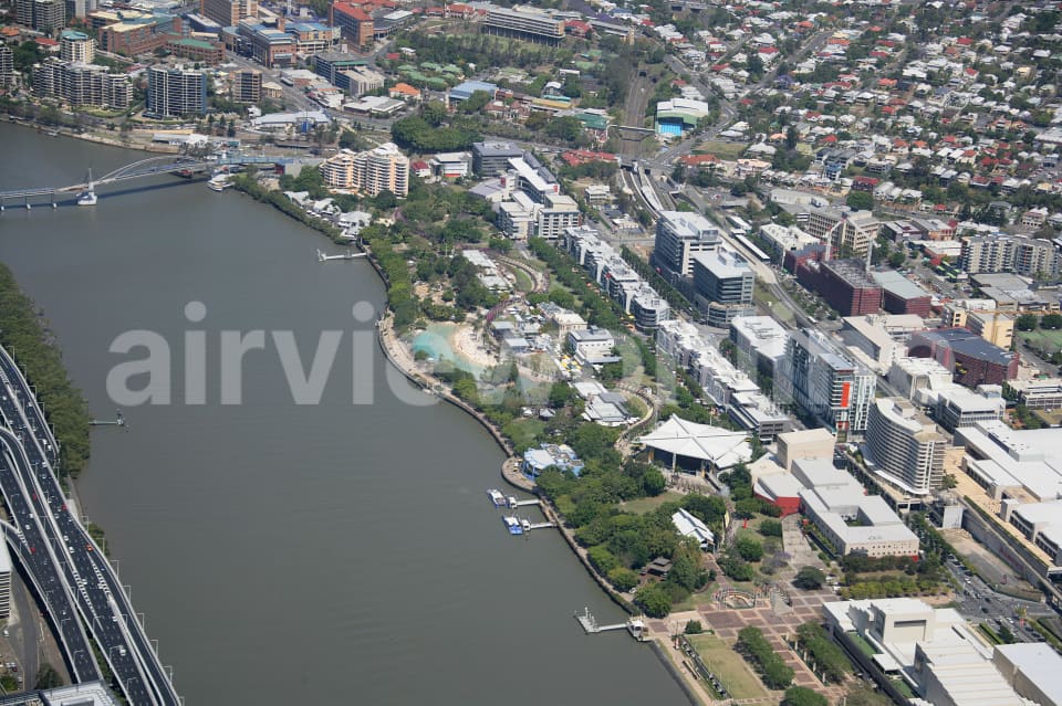 Aerial Image of Brisbane River