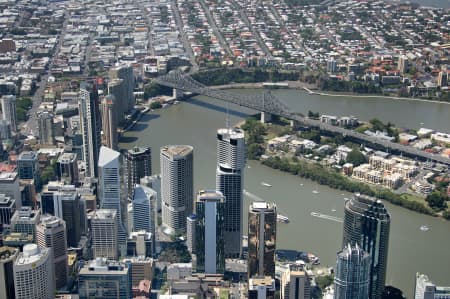 Aerial Image of BRISBAN CBD AND STORY BRIDGE