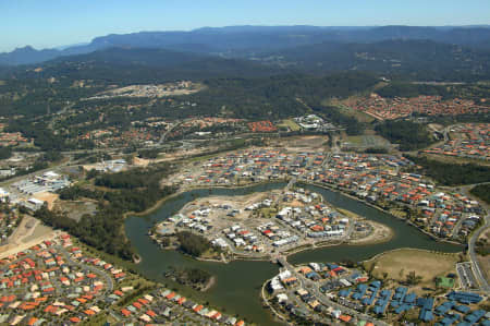 Aerial Image of AZZURA ISLAND LOOKING WEST TOWARDS THE HINTERLAND.