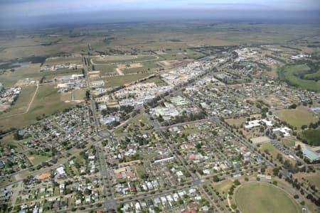 Aerial Image of BAIRNSDALE RACECOURSE AND COMMUNITY HOSPITAL