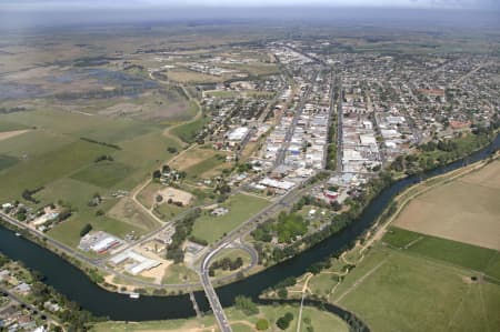 Aerial Image of BAIRNSDALE MAIN ST