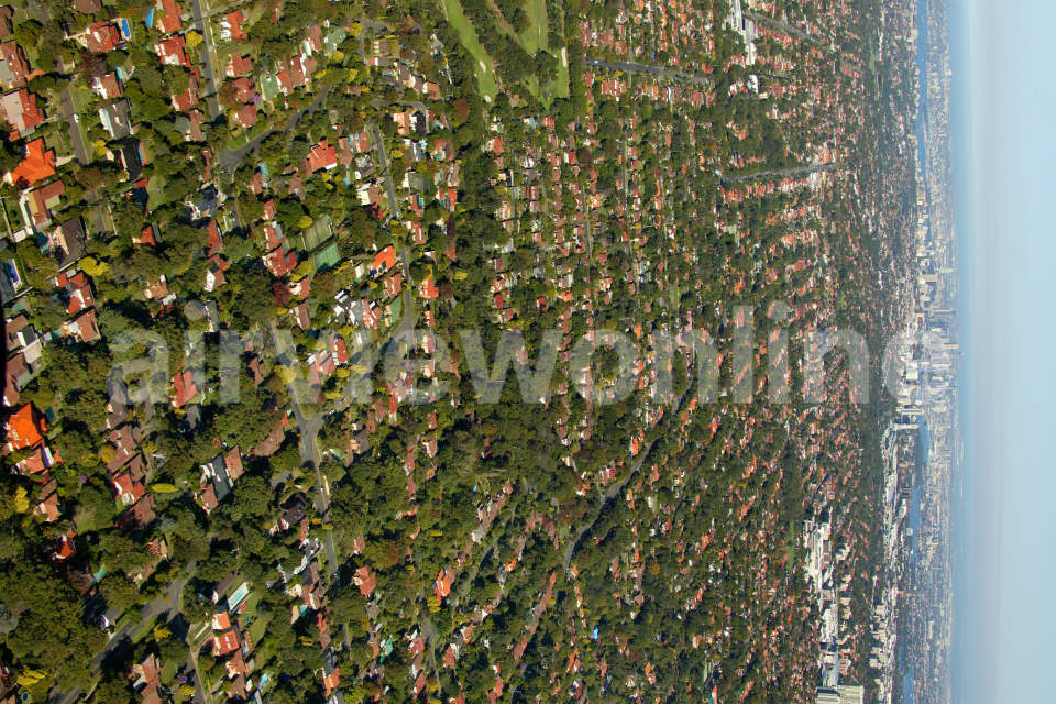 Aerial Image of Sydney CBD from Roseville