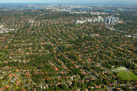 Aerial Image of VIEW OF THE CITY FROM ROSEVILLE CHASE