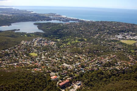 Aerial Image of NARRABEEN LAKES FROM CROMER