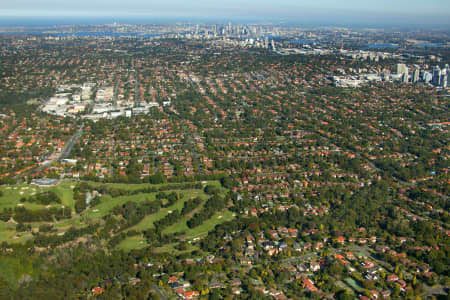 Aerial Image of ROSEVILLE GOLF COURSE