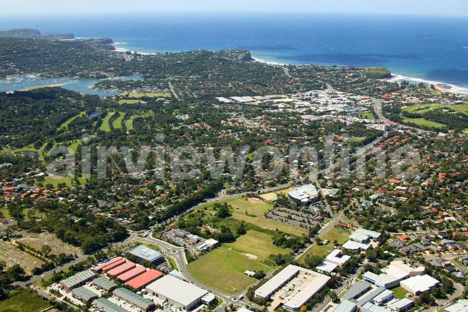 Aerial Image of Eastern View of Mona Vale