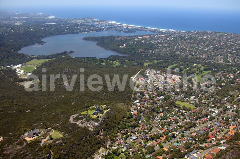 Aerial Image of View of Narrabeen Lakes From Cromer