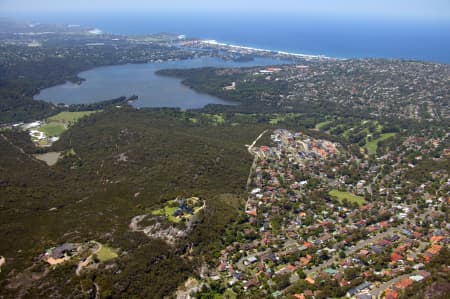 Aerial Image of VIEW OF NARRABEEN LAKES FROM CROMER