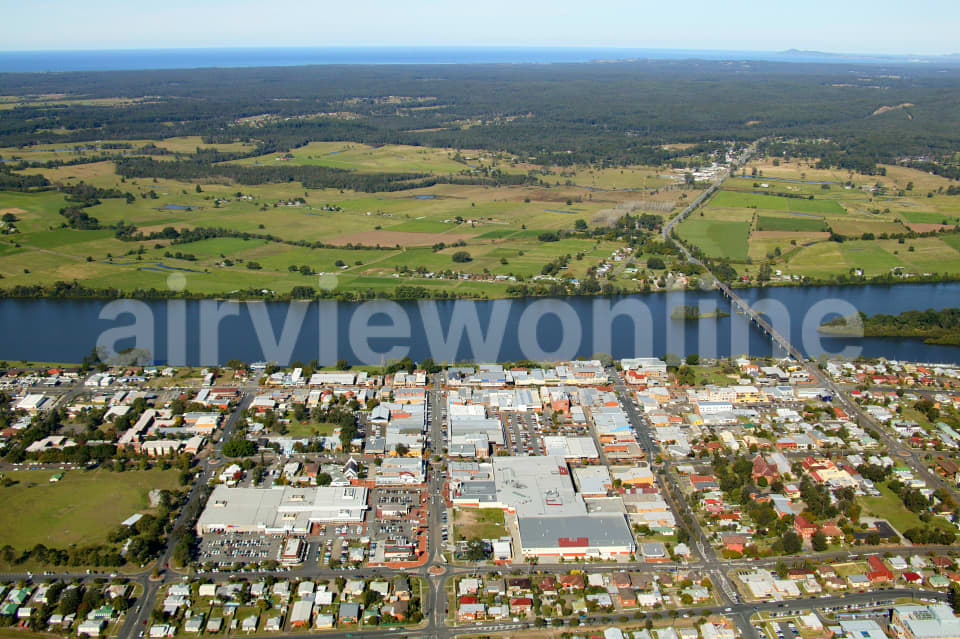 Aerial Image of Taree and Manning River