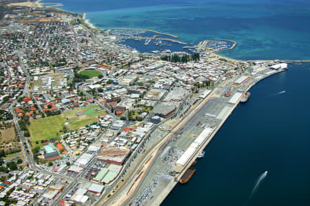Aerial Image of FREMANTLE SOUTH AND HARBOUR