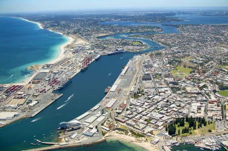 Aerial Image of FREMANTLE PORT BEACH