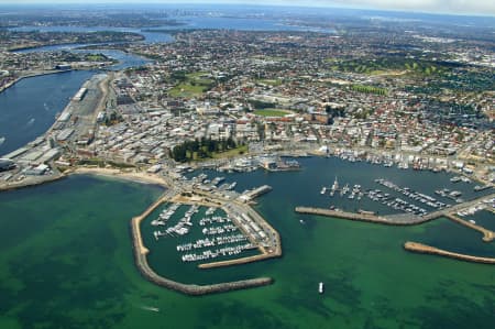 Aerial Image of FREMANTLE AND HARBOURS