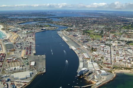 Aerial Image of FREMANTLE INNER HARBOUR