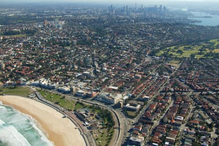 Aerial Image of BONDI TO CITY SCAPE