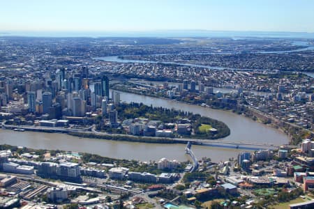 Aerial Image of BRISBANE RIVER