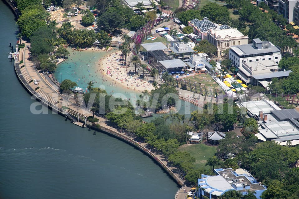 Aerial Image of South Bank Streets Beach