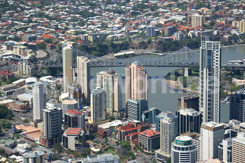 Aerial Image of Story Bridge Kangaroo Point