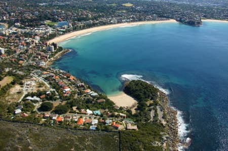 Aerial Image of MANLY BEACH