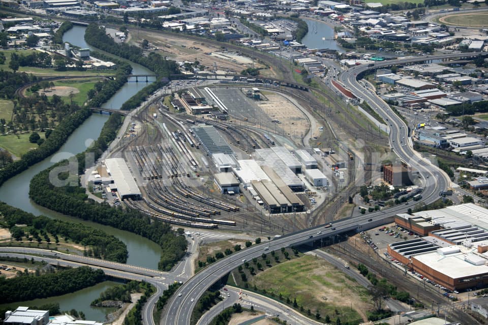 Aerial Image of Bowen Hills Railway Workshop