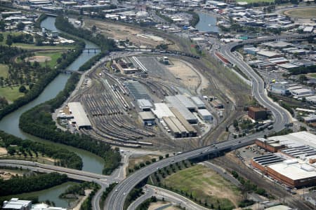 Aerial Image of BOWEN HILLS RAILWAY WORKSHOP