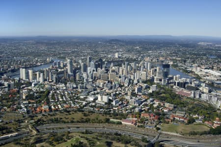 Aerial Image of SPRINGHILL BRISBANE CBD