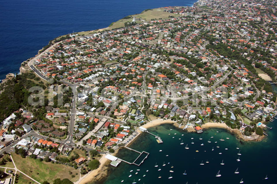 Aerial Image of Vaucluse Baths Watsons Bay