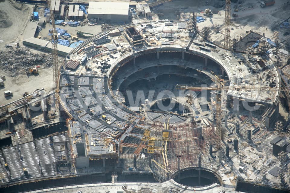 Aerial Image of Construction Dubai