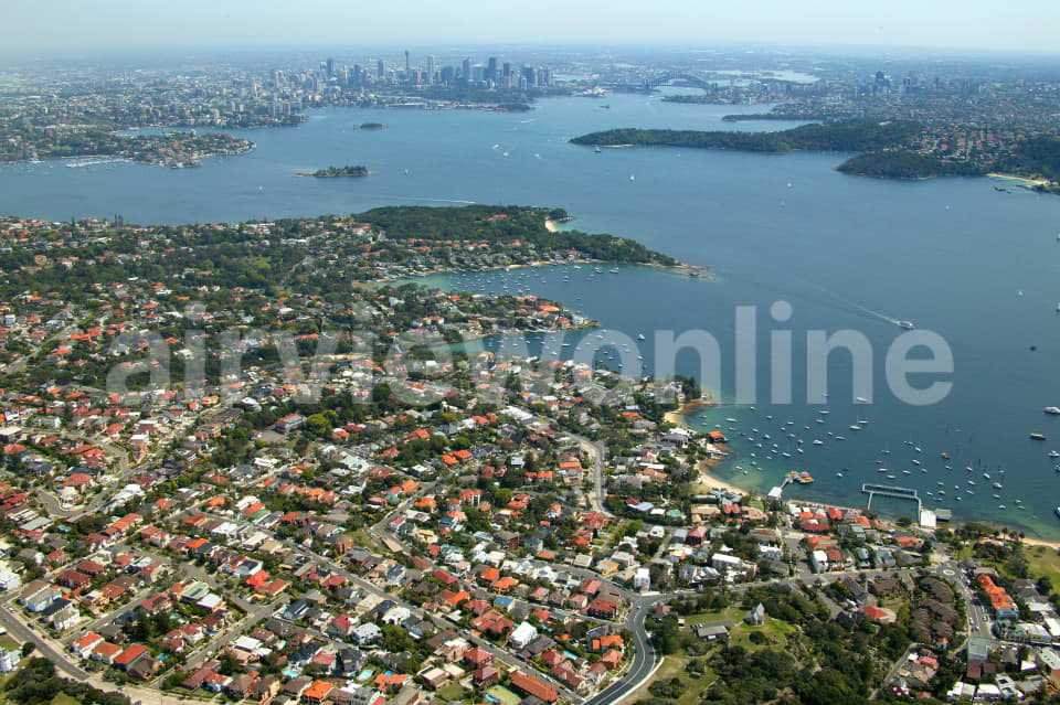 Aerial Image of Vaucluse to City Scape