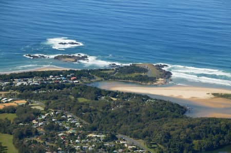Aerial Image of SAWTELL HEADLAND BONVILLE CREEK