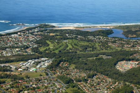 Aerial Image of SAWTELL GOLF COURSE