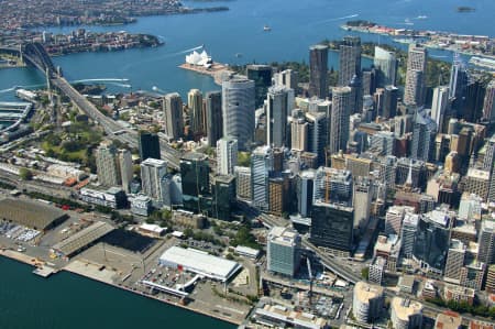 Aerial Image of SYDNEY CBD PORT JACKSON