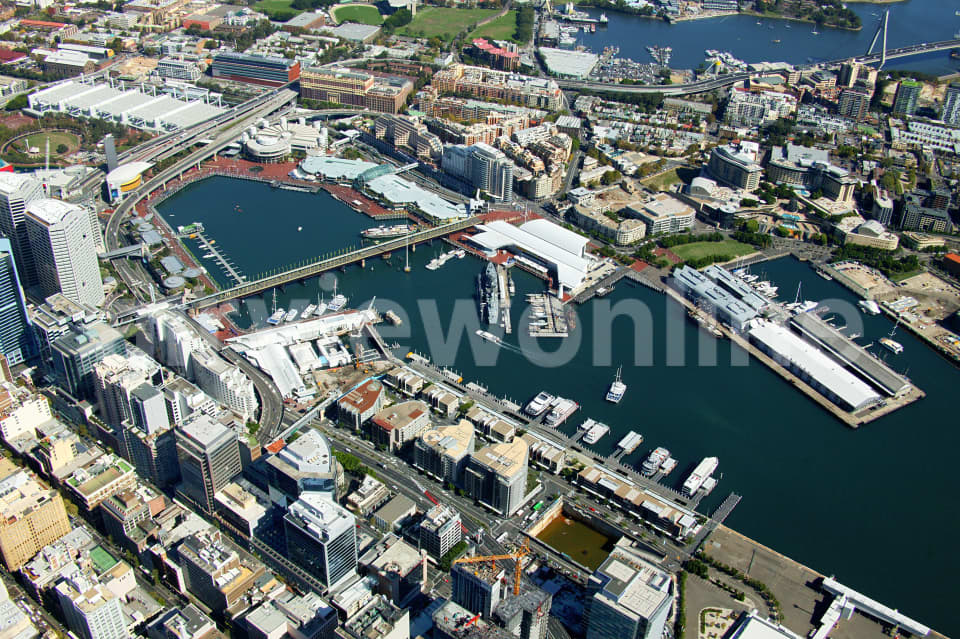 Aerial Image of Darling Harbour Pyrmont Bay
