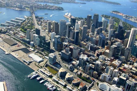 Aerial Image of SYDNEY CBD PORT JACKSON