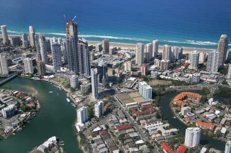 Aerial Image of SURFERS PARADISE, QUEENSLAND