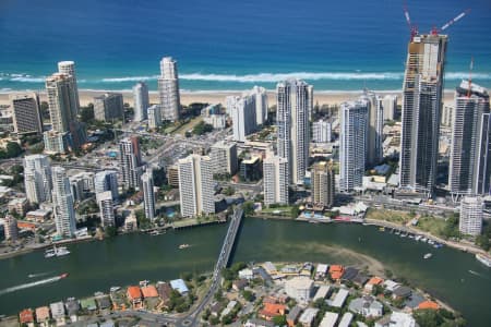 Aerial Image of CHEVRON ISLAND SURFERS PARADISE