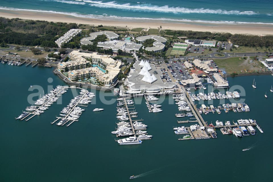 Aerial Image of Marina Mirage, Mariners Cove, Sheraton Mirage