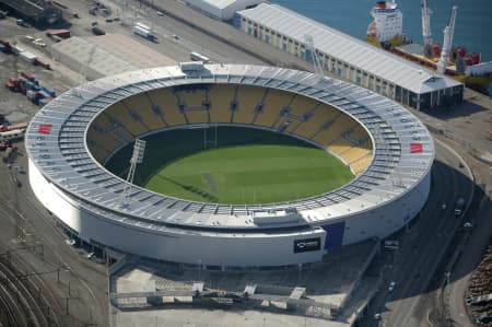 Aerial Image of WESTPAC TRUST STADIUM, WELLINGTON