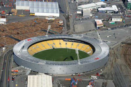 Aerial Image of WESTPAC TRUST STADIUM, WELLINGTON