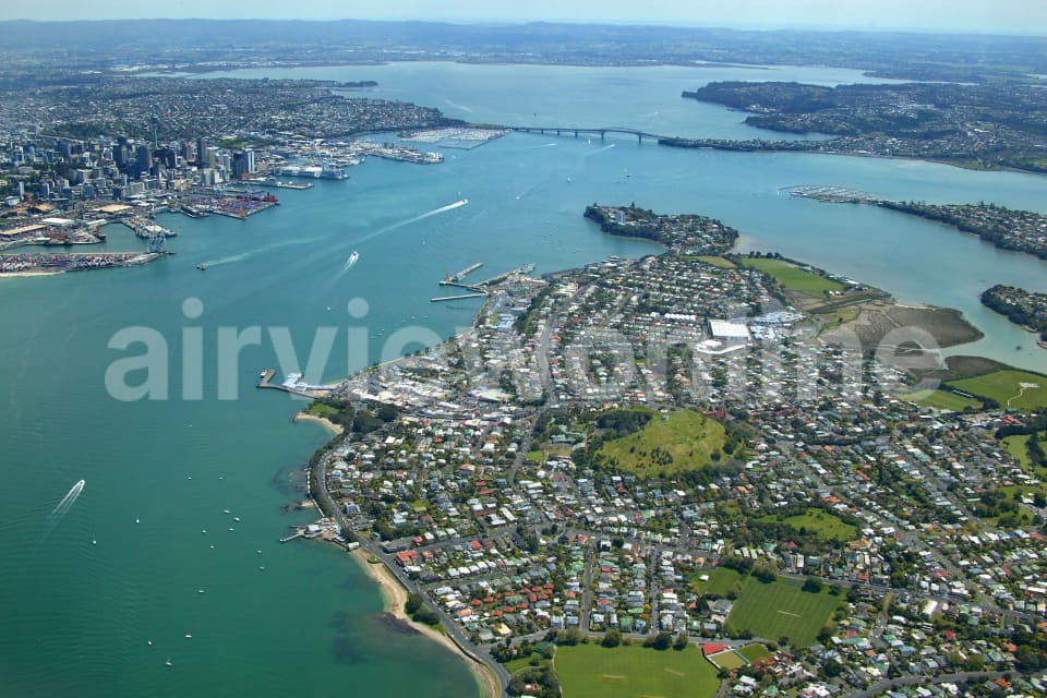 Aerial Image of Devonport  and Auckland City