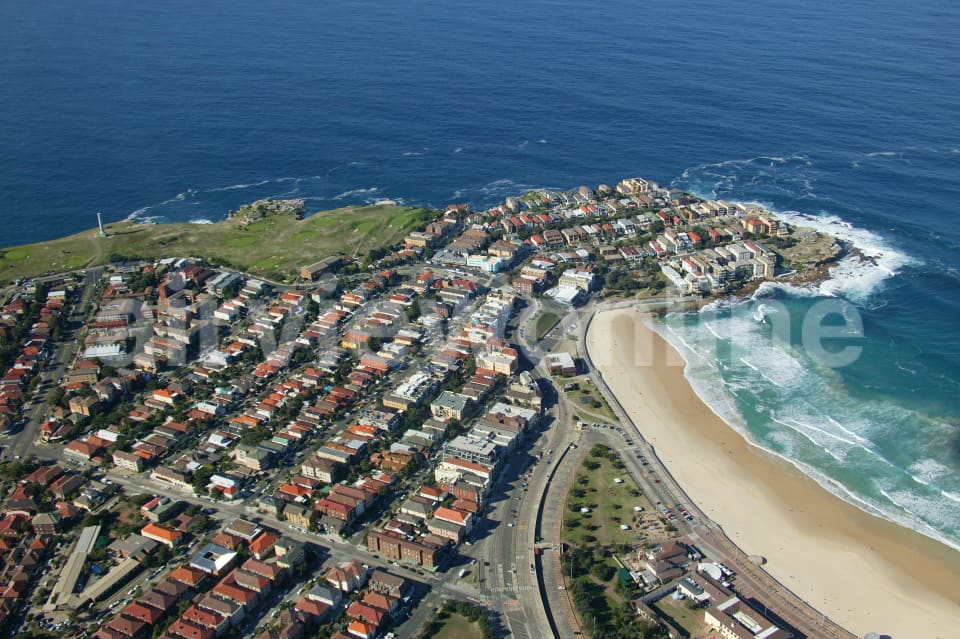 Aerial Image of Ben Buckler and Bondi Beach
