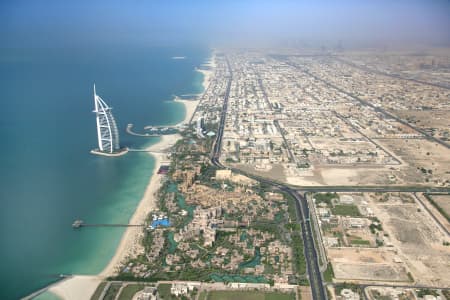 Aerial Image of MADINAT JUMEIRAH AND BURJ AL ARAB