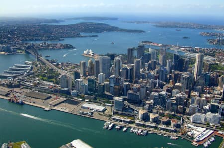 Aerial Image of DARLING HARBOUR AND SYDNEY CBD