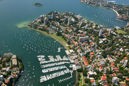 Aerial Image of RUSHCUTTERS BAY