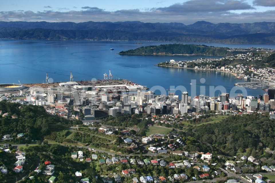 Aerial Image of Thorndon and Lambton Harbour